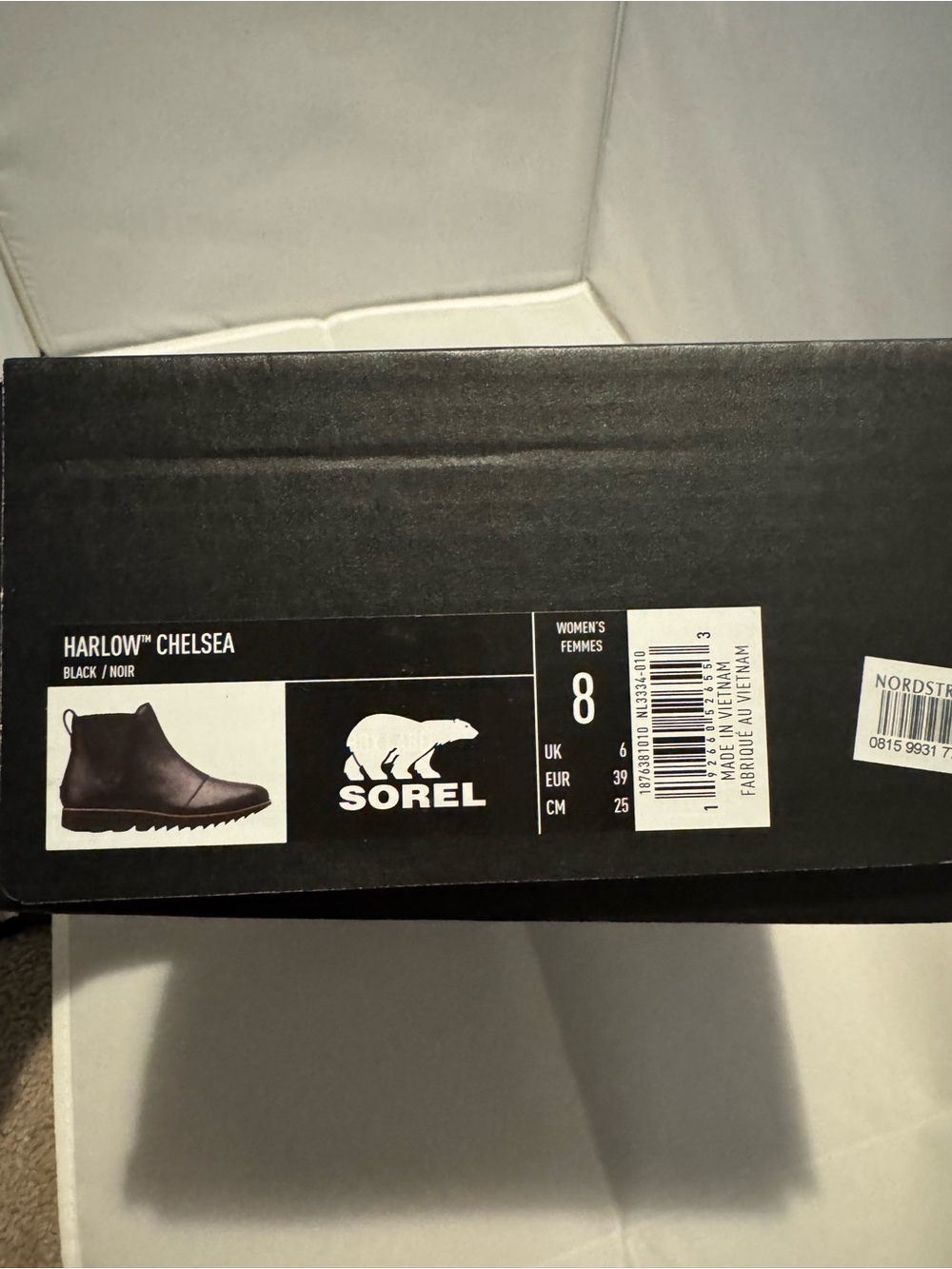 SOREL Women's Black Waterproof Harlow Chelsea Ankle Boots - Picture 6 of 6